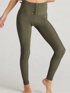 Strut-this High-Waist Lace-Up Leggings -